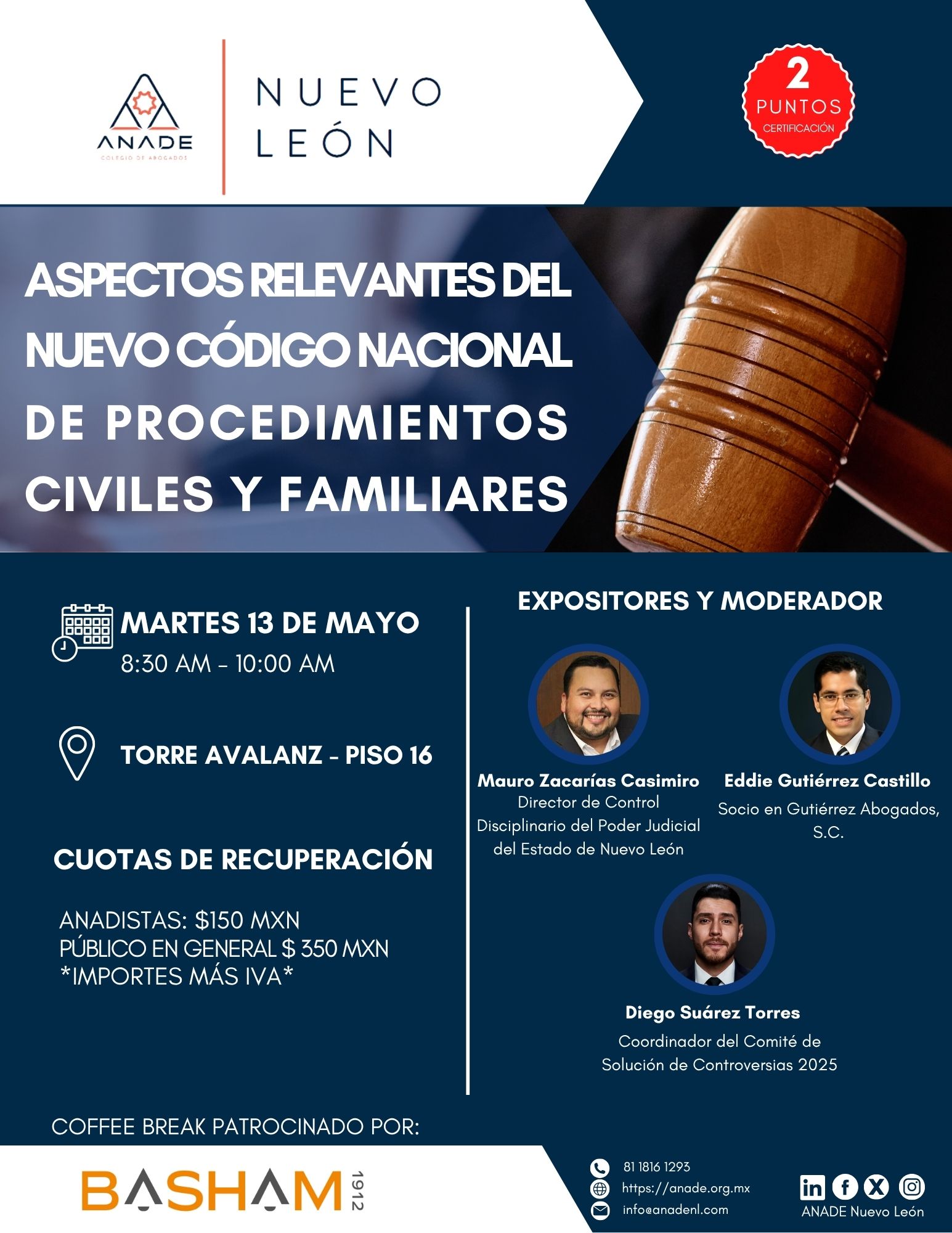 Aspectos Relevantes del Nuevo Código Nacional de Procedimientos Civiles y Familiares